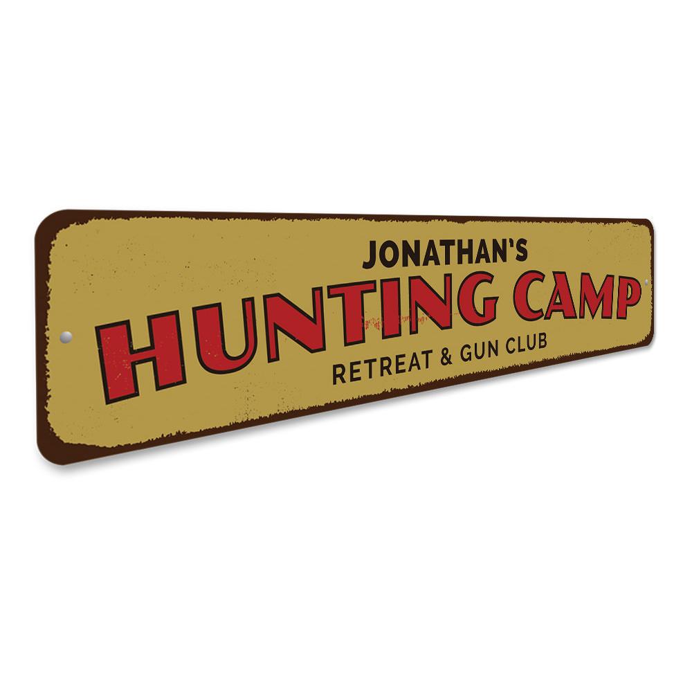 Hunting Camp Retreat Sign