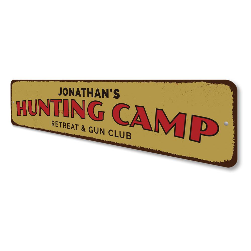 Hunting Camp Retreat Sign
