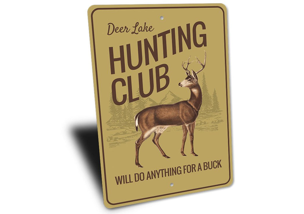 Hunting Club Sign