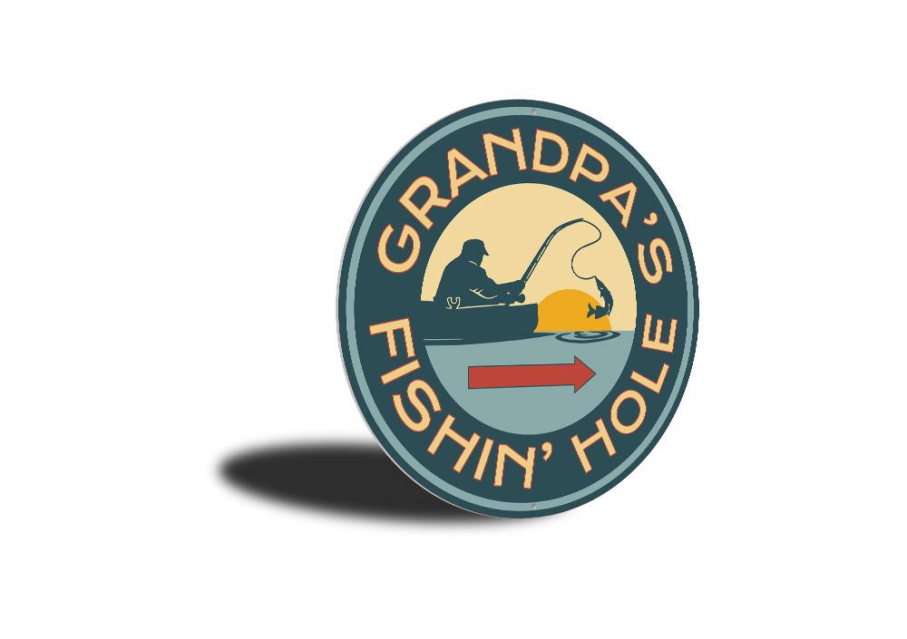 Grandpas Fishing Hole Sign