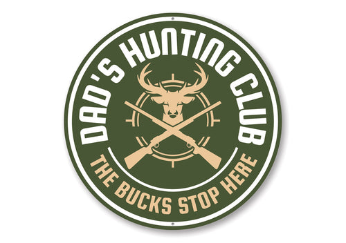 Hunting Club Cabin Sign, Hunter Gift Sign