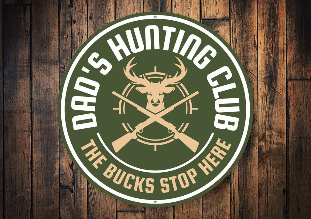 Hunting Club Cabin Sign, Hunter Gift Sign