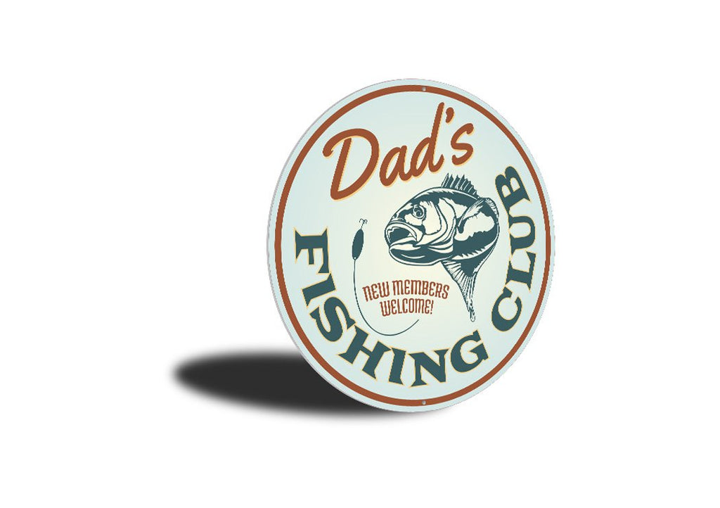 Fishing Club New Members Welcome Sign