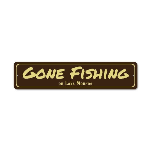 Gone Fishing Sign