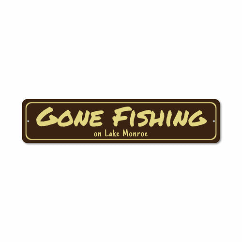 Gone Fishing Sign