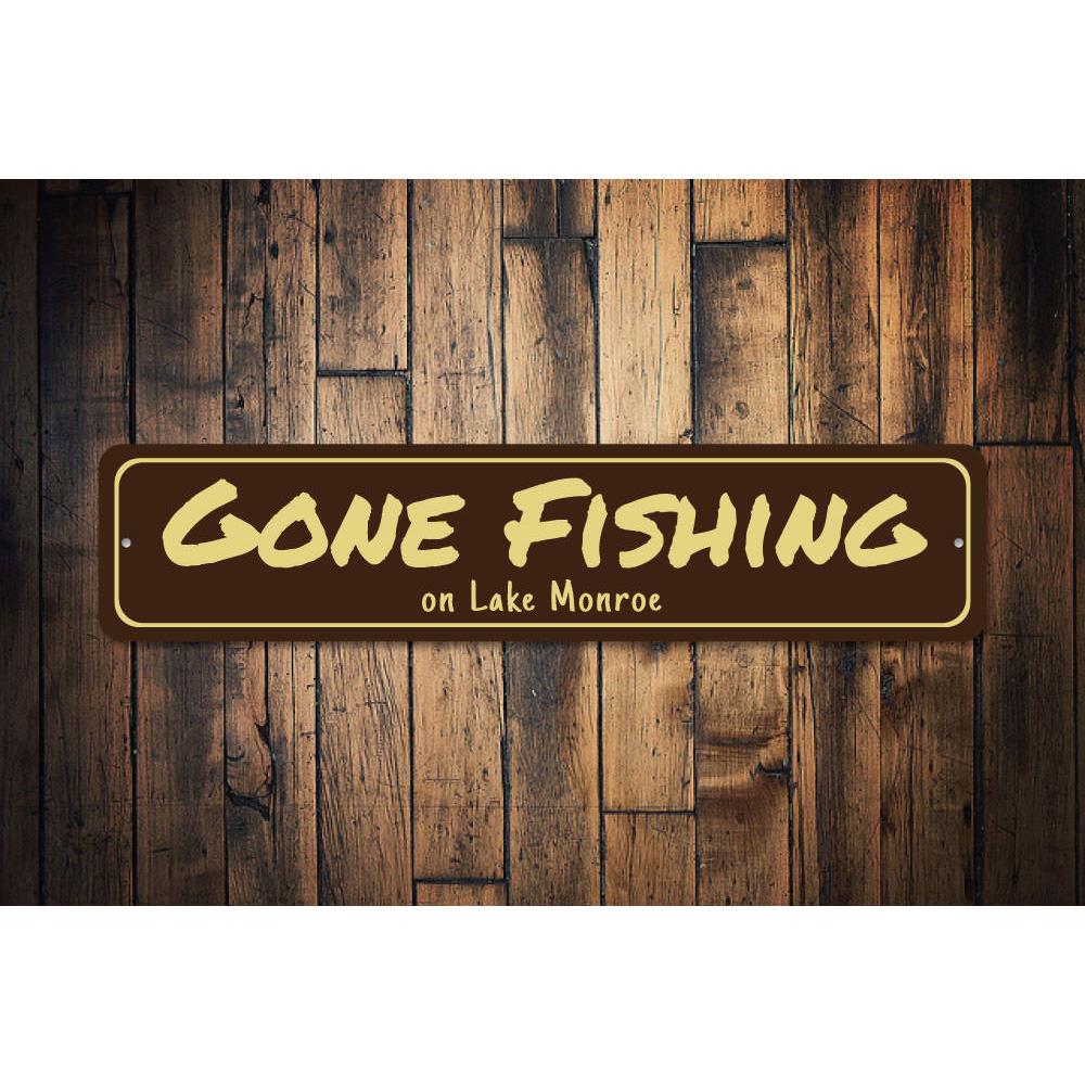 Gone Fishing Sign