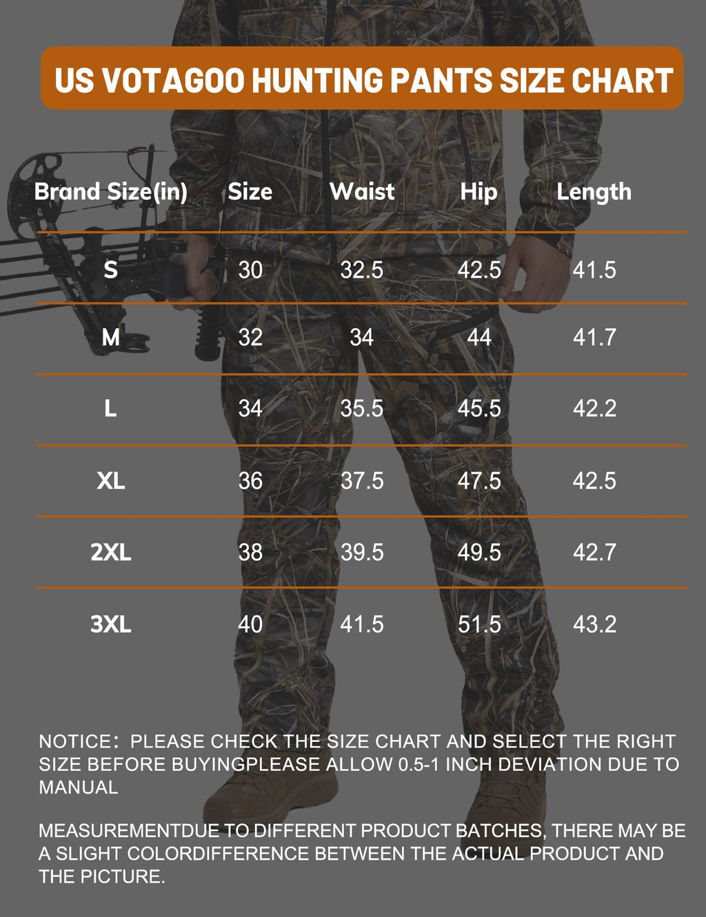 ANTARCTICA GEAR Hunting Heated Pants for Men with 12V 15000mAh Battery