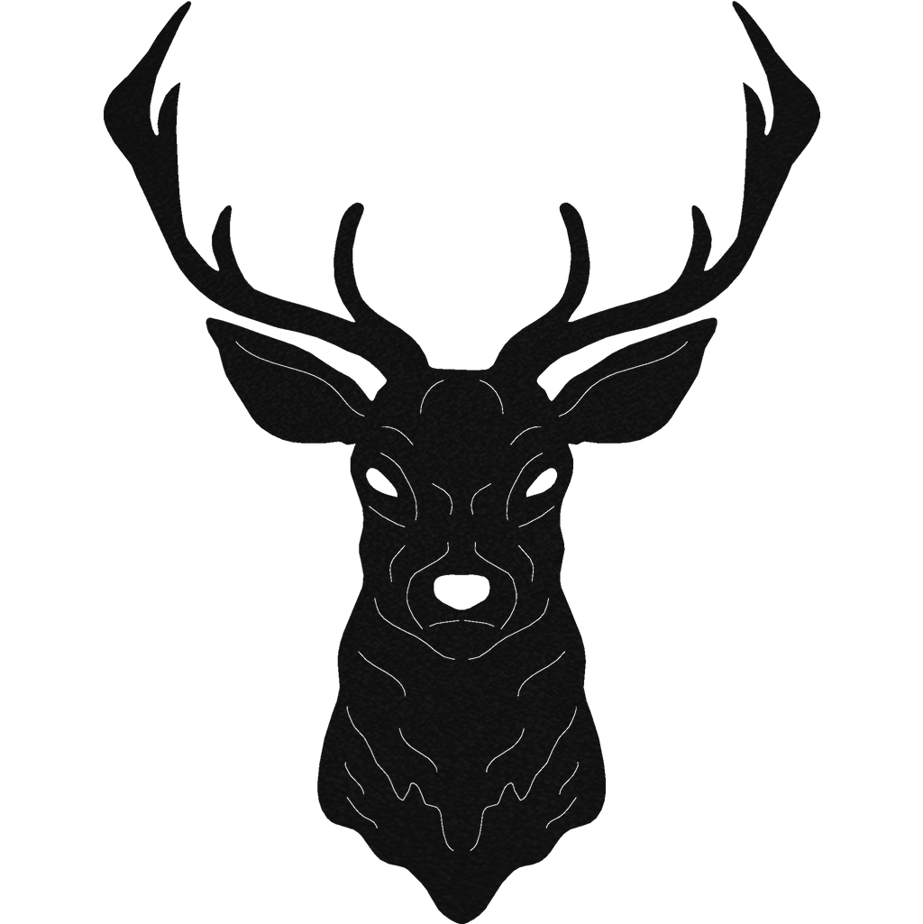 Deer Mount - Metal Wall Art