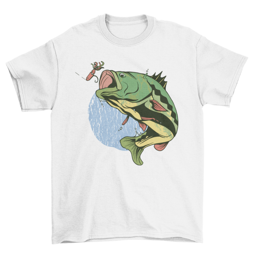 Fly Fishing Perch Fish T-shirt
