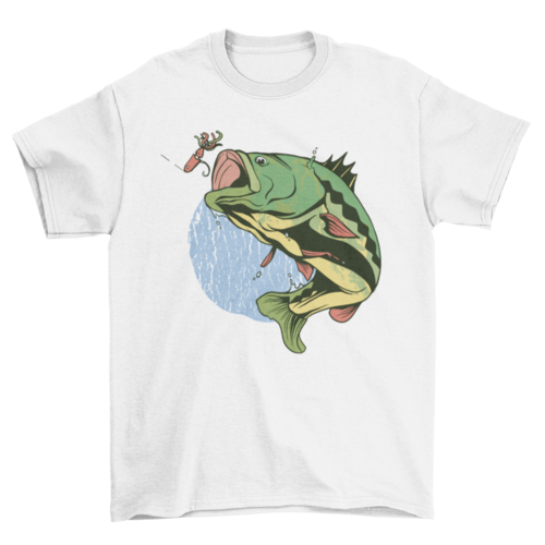Fly Fishing Perch Fish T-shirt