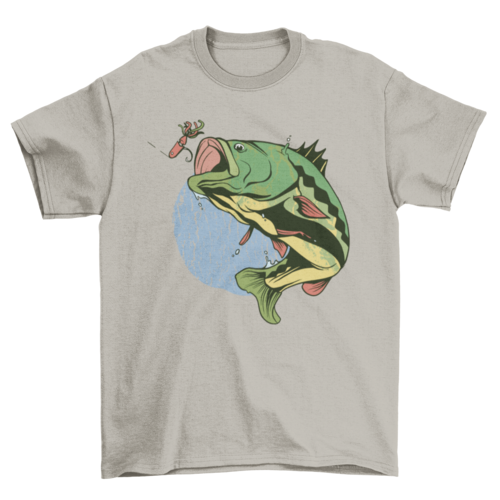 Fly Fishing Perch Fish T-shirt