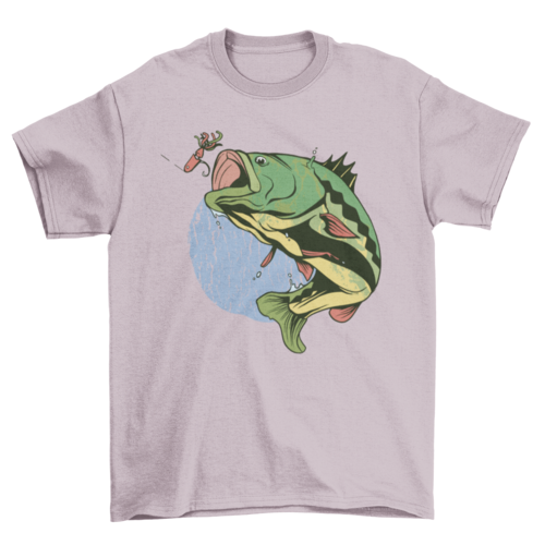 Fly Fishing Perch Fish T-shirt
