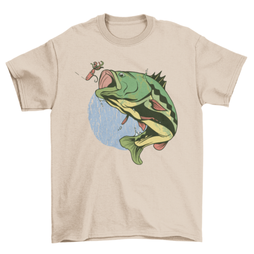 Fly Fishing Perch Fish T-shirt