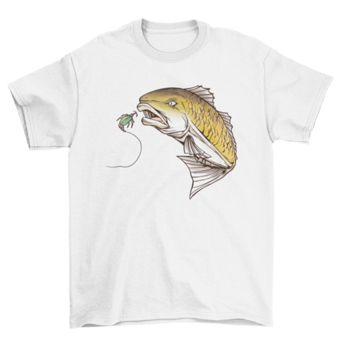 Fishing redfish t-shirt
