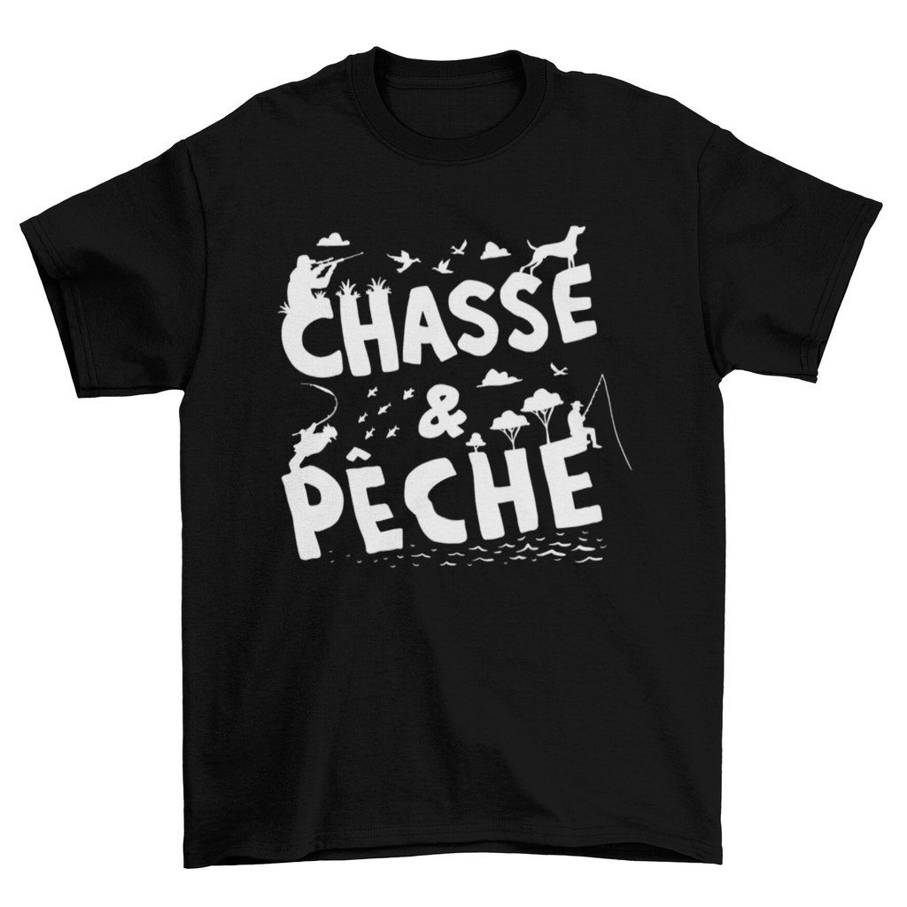 Hunting and fishing quote t-shirt