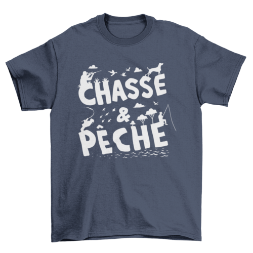 Hunting and fishing quote t-shirt