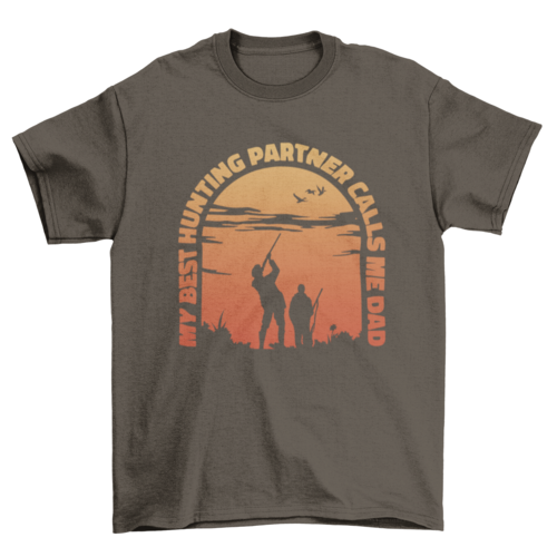Hunting partner quote t-shirt