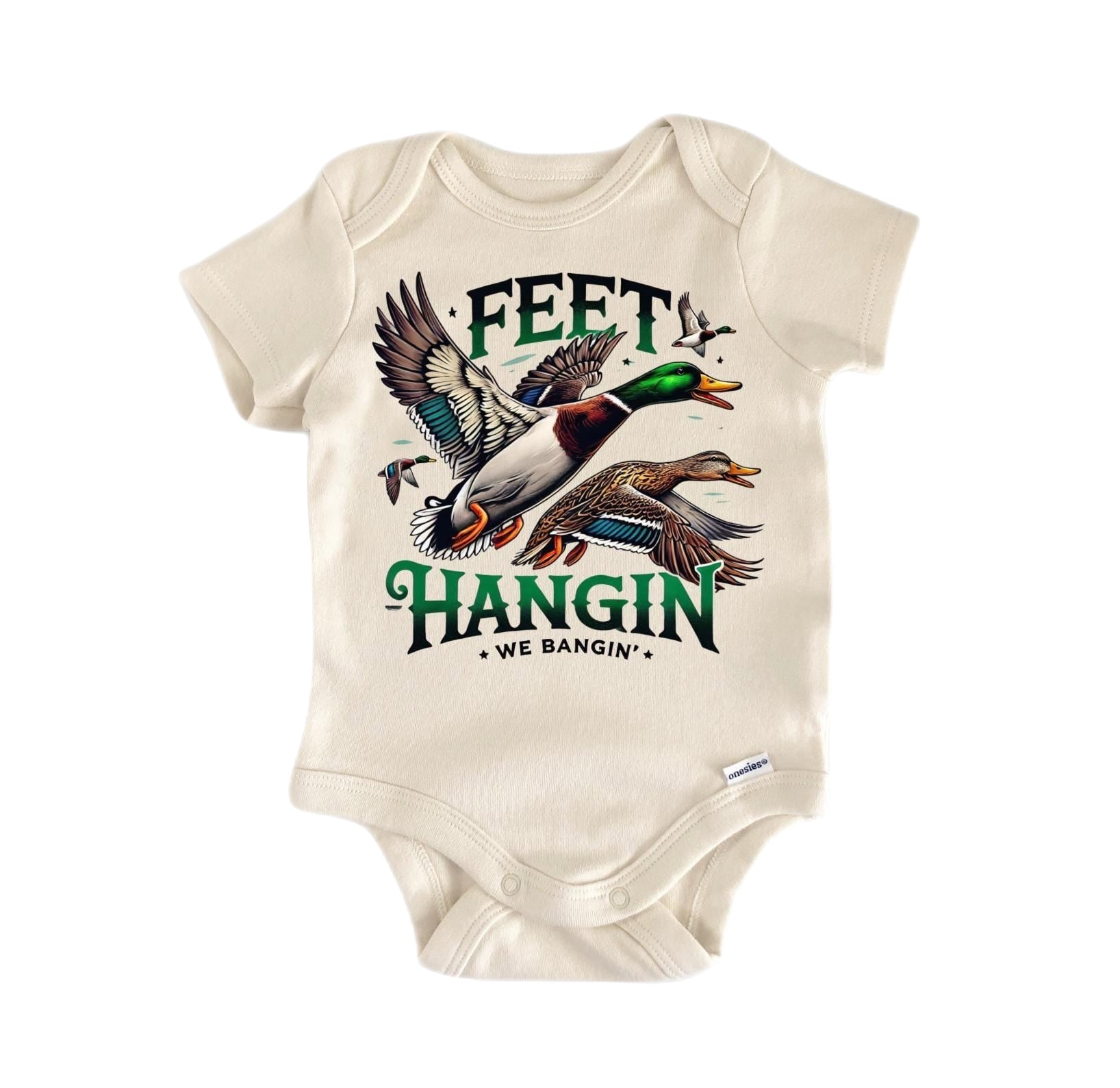 Feet Duck Hunting - Baby Boy Girl Clothes Infant Bodysuit Funny Cute