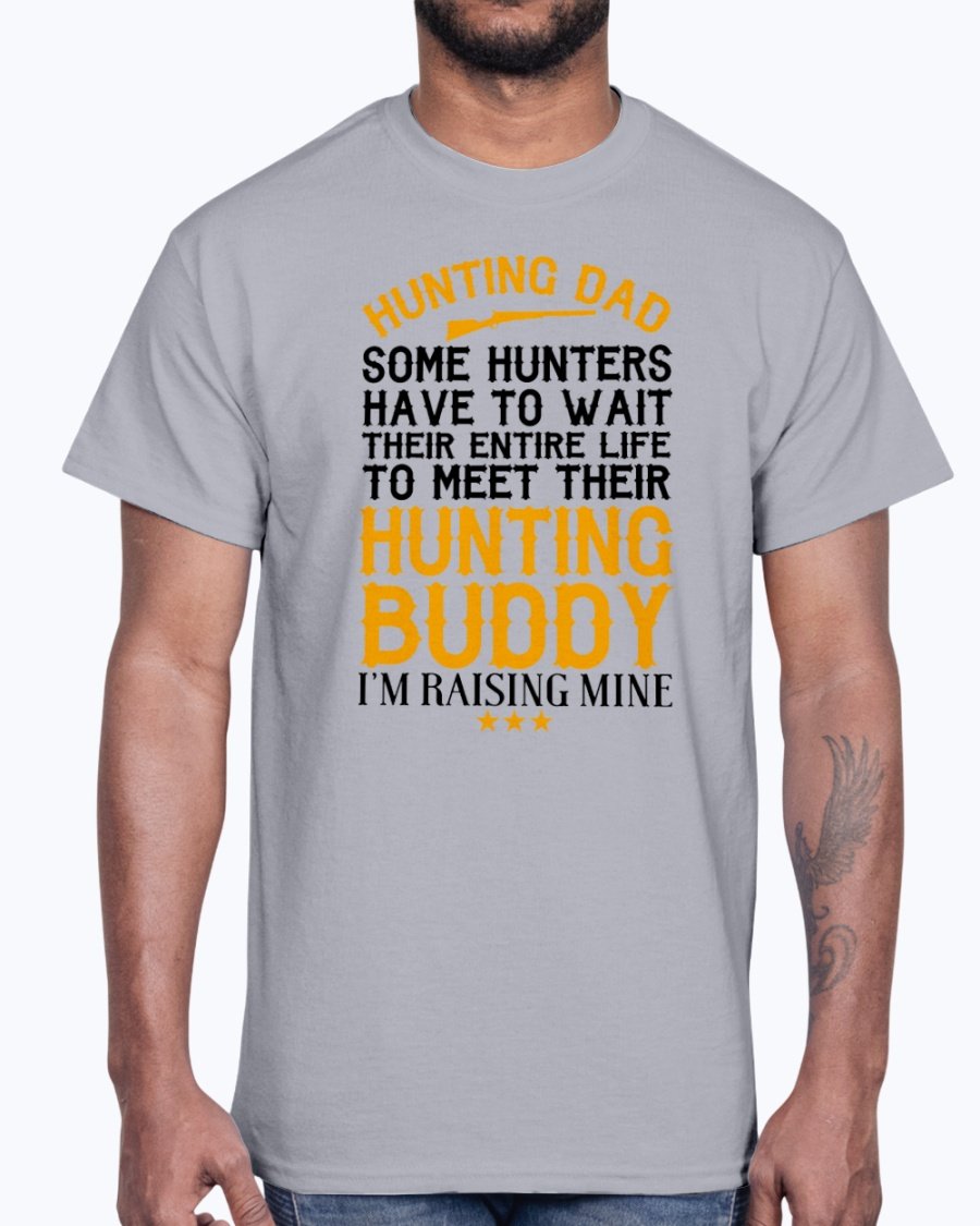 Hunting Dad, Hunting Buddy - Hobbies - Cotton Tee