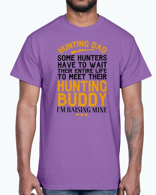 Hunting Dad, Hunting Buddy - Hobbies - Cotton Tee