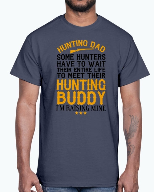 Hunting Dad, Hunting Buddy - Hobbies - Cotton Tee