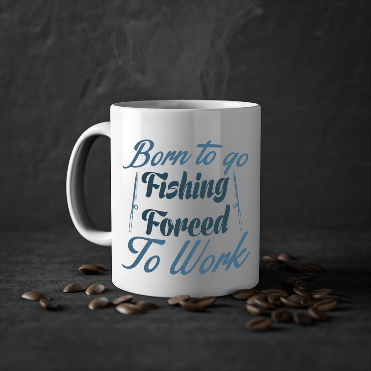 born to go fishing 177#- fishing-Mug / Coffee Cup